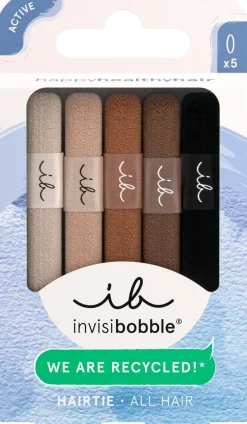 invisibobble Hair Tie Mocha -hiuslenkit 5kpl