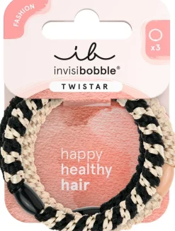 invisibobble Twistar Classical Braids -punotut hiuslenkit 3kpl