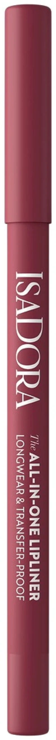 Isadora All-in-One Lipliner huultenrajauskynä 05 Dusty Rose 1,2 g