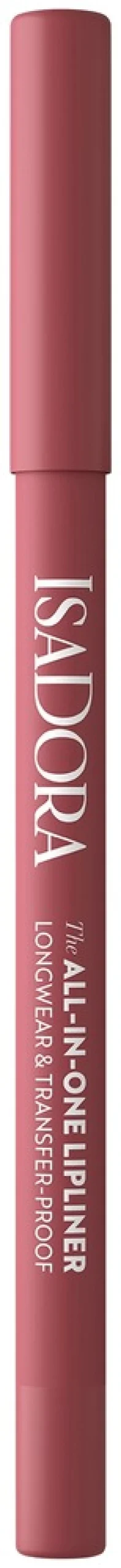 Isadora All-in-One Lipliner huultenrajauskynä 05 Dusty Rose 1,2 g