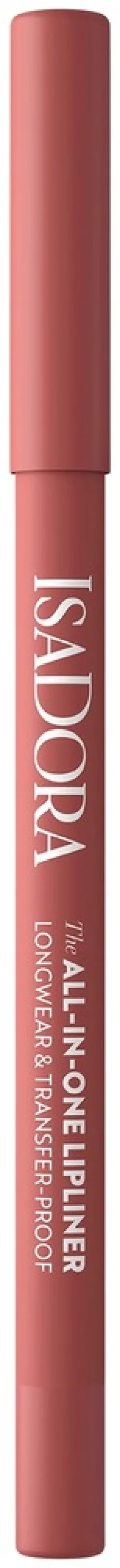 Isadora All-in-One Lipliner huultenrajauskynä 01 Bare Beige 1,2 g