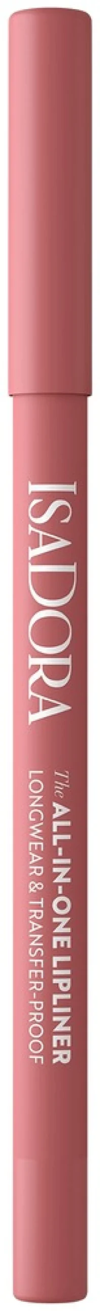 Isadora All-in-One Lipliner huultenrajauskynä 01 Bare Beige 1,2 g