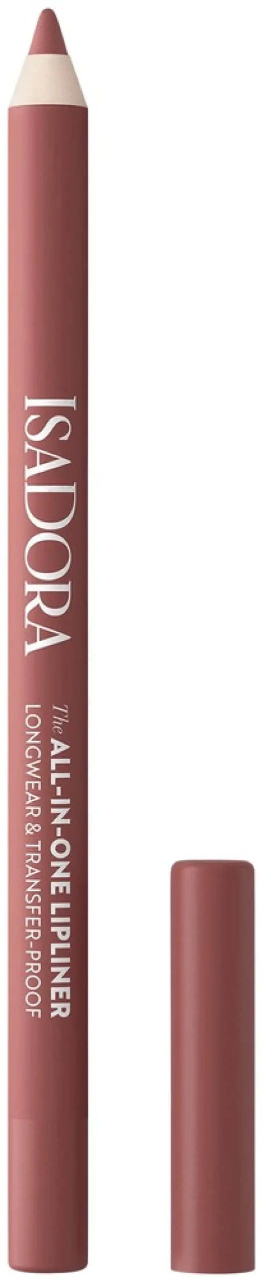 Isadora All-in-One Lipliner huultenrajauskynä 01 Bare Beige 1,2 g