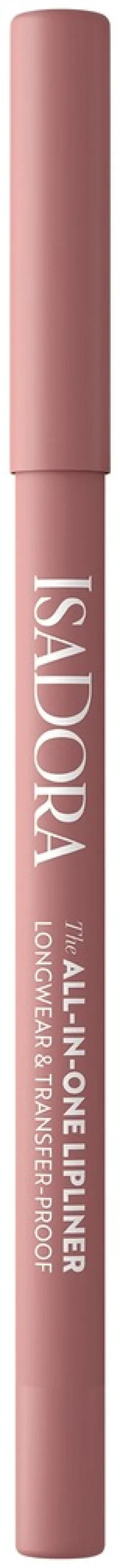 Isadora All-in-One Lipliner huultenrajauskynä 01 Bare Beige 1,2 g