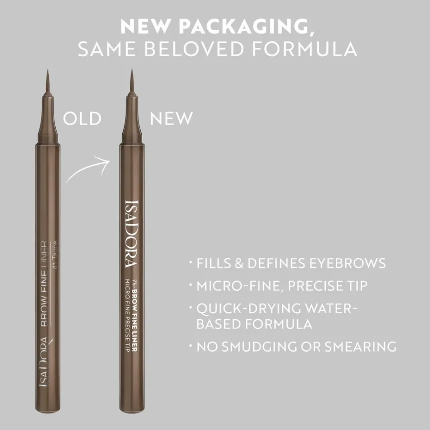 Isadora Brow Fine Liner kulmakynä 44 Walnut Brown 1,1 ml