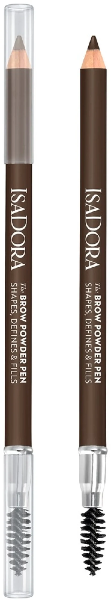 Isadora Brow Powder Pen kulmakynä 02 Dark Brown 1,1 g