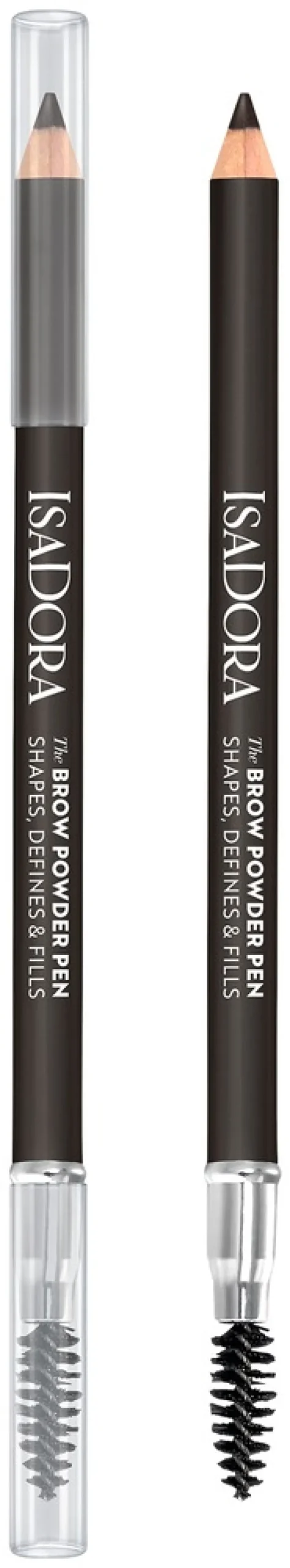 Isadora Brow Powder Pen kulmakynä 01 Black 1,1 g