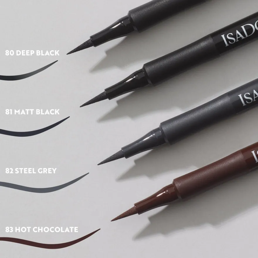 Isadora Flex Tip Eyeliner silmänrajauskynä 83 Hot Chocolate 1 ml