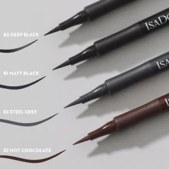 Isadora Flex Tip Eyeliner silmänrajauskynä 80 Deep Black 1 ml