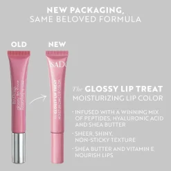 Isadora Glossy Lip Treat huulikiilto 56 Vintage Rose 13 ml