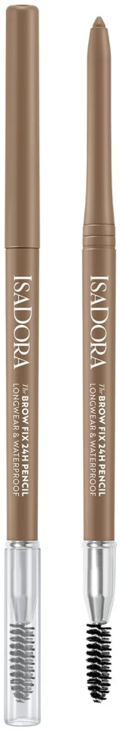 Isadora The Brow Fix 24h Pencil Longwear & Waterproof kulmakynä 02 Dark Brown 0,32 g