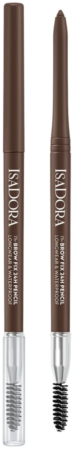 Isadora The Brow Fix 24h Pencil Longwear & Waterproof kulmakynä 02 Dark Brown 0,32 g