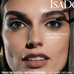 Isadora The Brow Fix 24h Pencil Longwear & Waterproof kulmakynä 02 Dark Brown 0,32 g