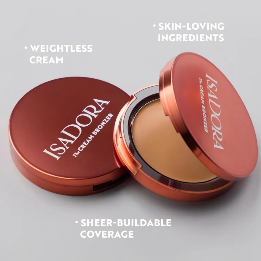 Isadora The Cream Bronzer voidemainen aurinkopuuteri 48 Tan 6 g