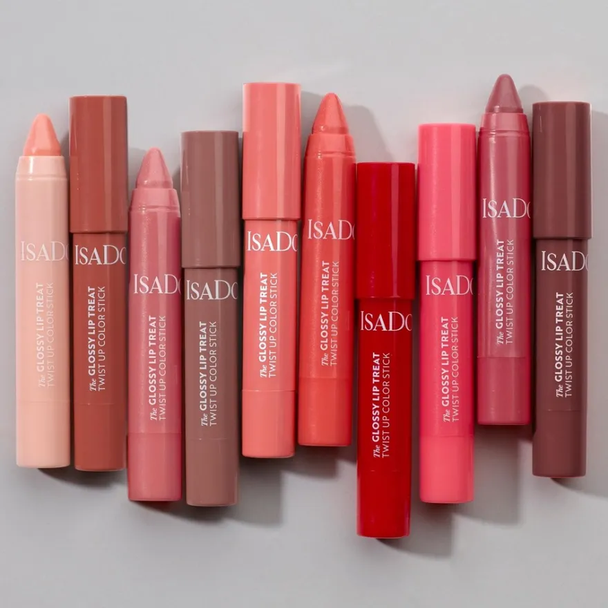 Isadora The Glossy Lip Treat Twist Up Color Stick huulipunakynä 03 Beige Rose 3,3 g