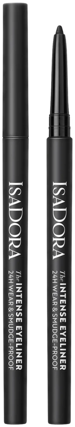 Isadora The Intense Eyeliner Silmänrajauskynä 24H Wear & Smudge-proof 60 Intense Black 0,35g