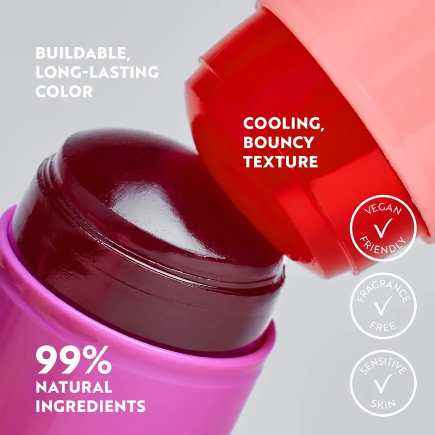 IsaDora The Lip & Cheek Tint Cooling Jelly Stick Poskipuna 12 Berry Pink 12 g