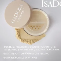 Isadora The Loose Setting Translucent Powder irtopuuteri 00 Translucent 9 g