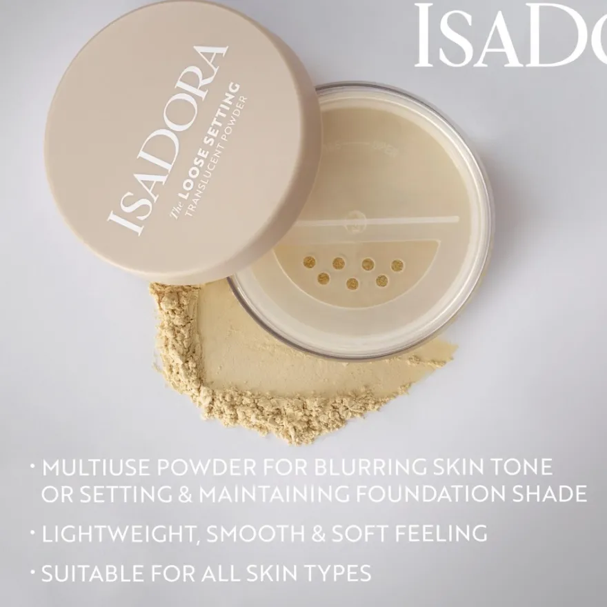 Isadora The Loose Setting Translucent Powder irtopuuteri 00 Translucent 9 g