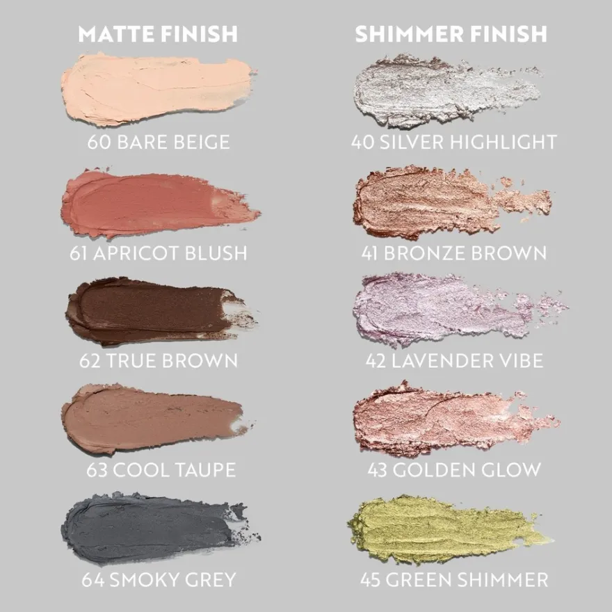Isadora The Matte Eyeshadow Stick Longwear & Water-Resistant luomiväripuikko 63 Cool Taupe 1,2 g