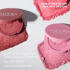 Isadora The Powder Blush poskipuna 07 Cool Pink 4,5 g