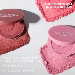 Isadora The Powder Blush poskipuna 07 Cool Pink 4,5 g