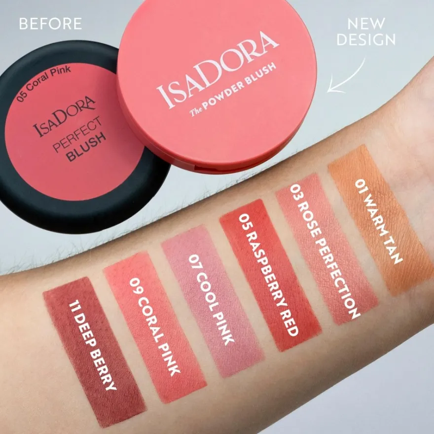 Isadora The Powder Blush poskipuna 07 Cool Pink 4,5 g
