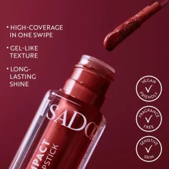 IsaDora The True Impact Vinyl Liquid Lipstick Nestemäinen Huulipuna 12 Sincere 4,8 ml