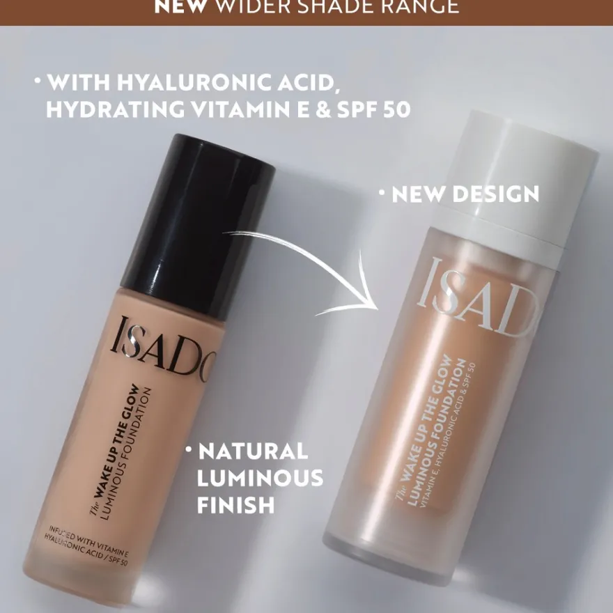 Isadora The Wake Up the Glow Luminous Foundation meikkivoide 2N Neutral 30 ml