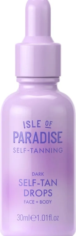 Isle Of Paradise Self-Tan Face & Body Drops - Dark -itseruskettavat tipat 30ml
