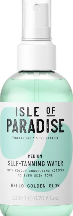 Isle of Paradise Self-Tanning Water Medium -itseruskettava suihke 200ml