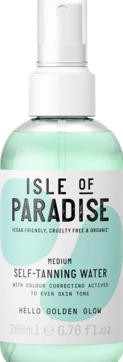 Isle of Paradise Self-Tanning Water Medium -itseruskettava suihke 200ml