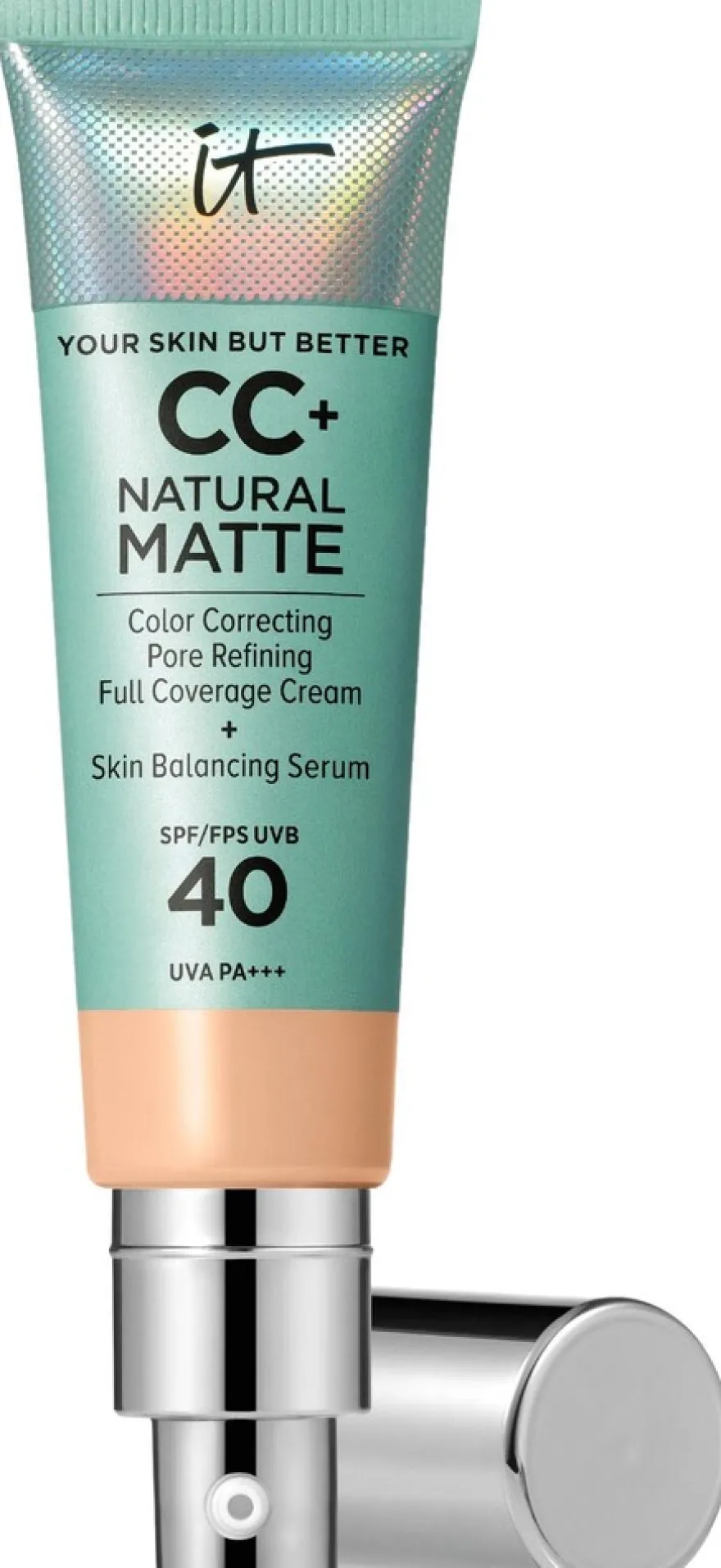 IT Cosmetics CC+ Cream Natural Matte Foundation SPF 40 meikkivoide 32 ml