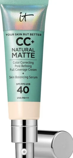 IT Cosmetics CC+ Cream Natural Matte Foundation SPF 40 meikkivoide 32 ml