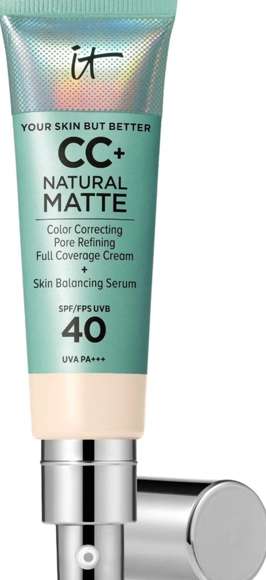 IT Cosmetics CC+ Cream Natural Matte Foundation SPF 40 meikkivoide 32 ml