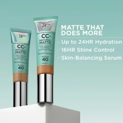 IT Cosmetics CC+ Cream Natural Matte Foundation SPF 40 meikkivoide 32 ml