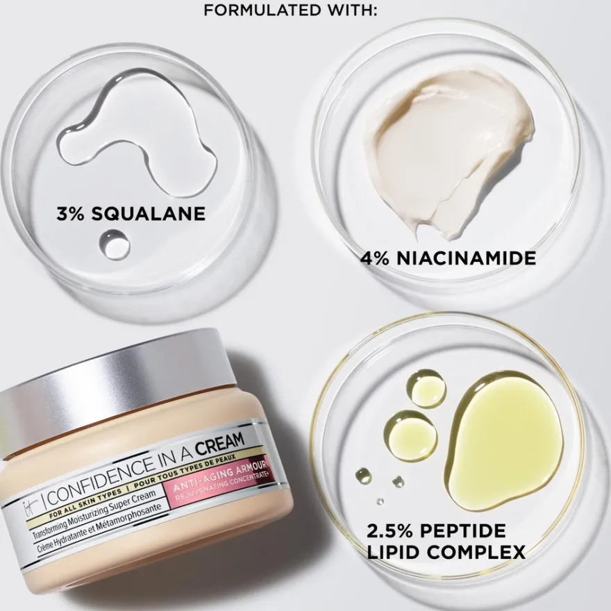 IT Cosmetics Confidence in a Cream Supercharged päivävoide 60 ml