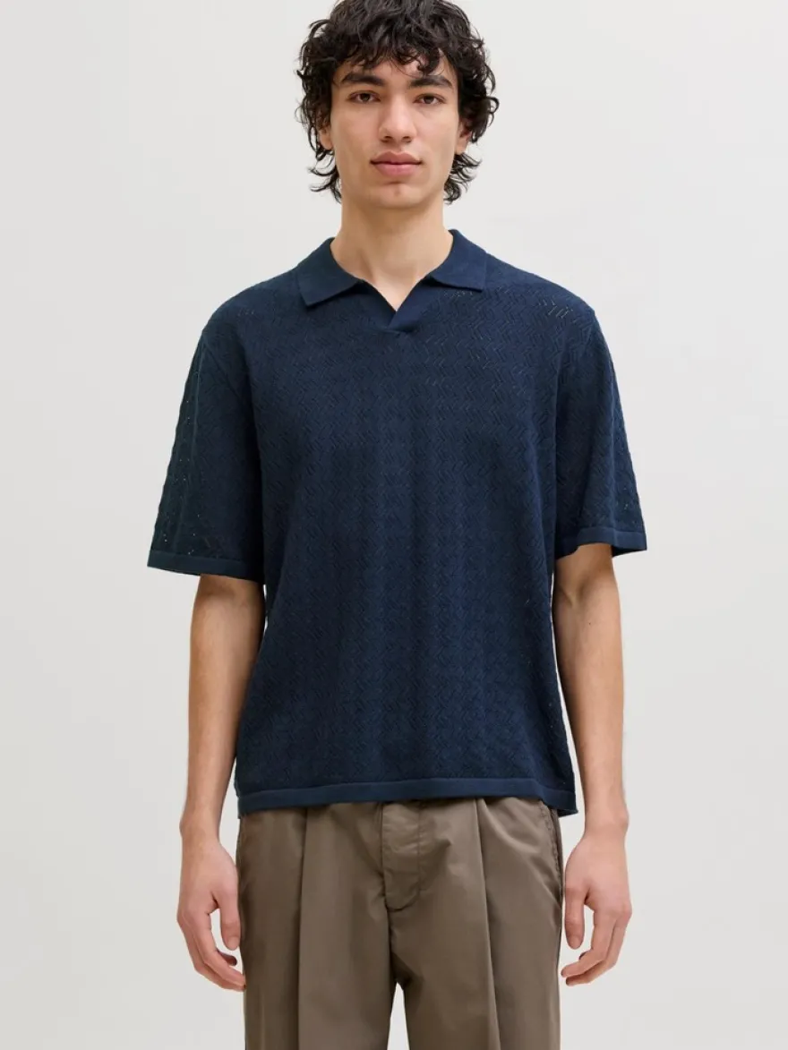 Jack & Jones Jrtyler lyhythihainen neulepikee