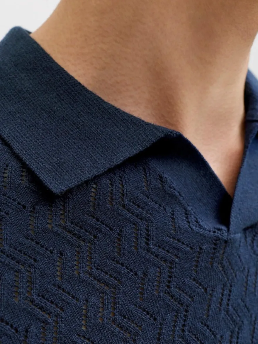 Jack & Jones Jrtyler lyhythihainen neulepikee