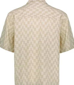 J.Lindeberg Ellis stacked bridge print shirt kauluspaita