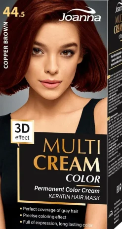 Joanna Multi Cream hiusväri 44,5 Coper brown permanent