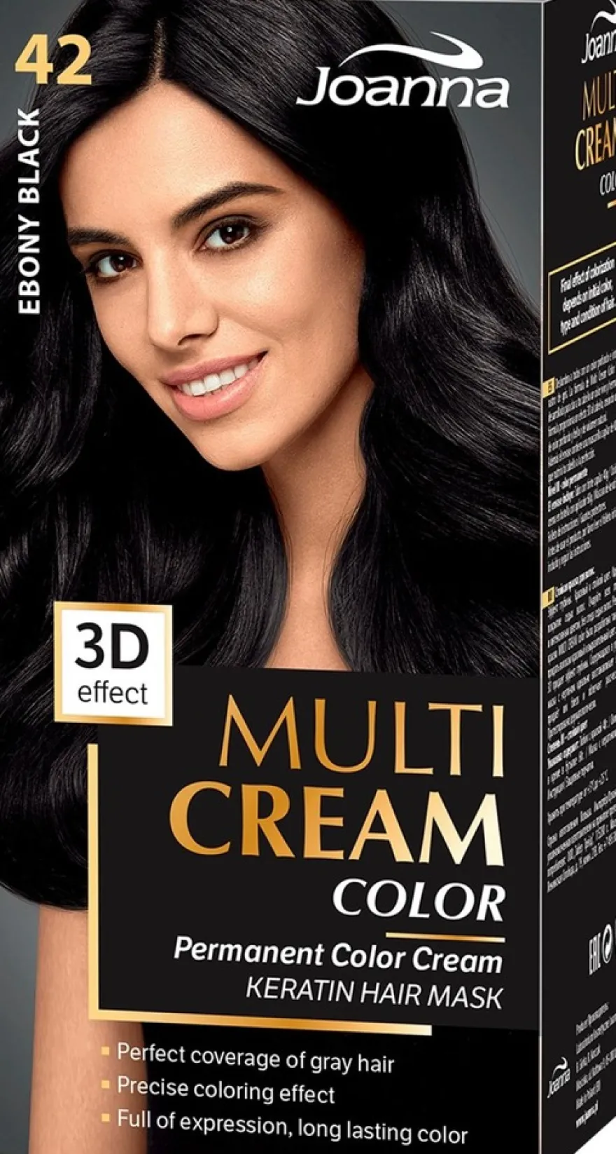 Joanna Multi Cream hiusväri 42 Ebony black permanent