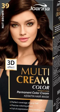 Joanna Multi Cream hiusväri 39 Nut brown permanent