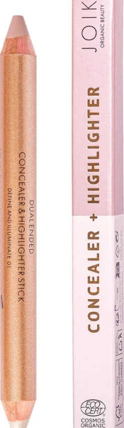 JOIK Organic Beauty Dual-Ended Highlighter and Concealer Stick 01