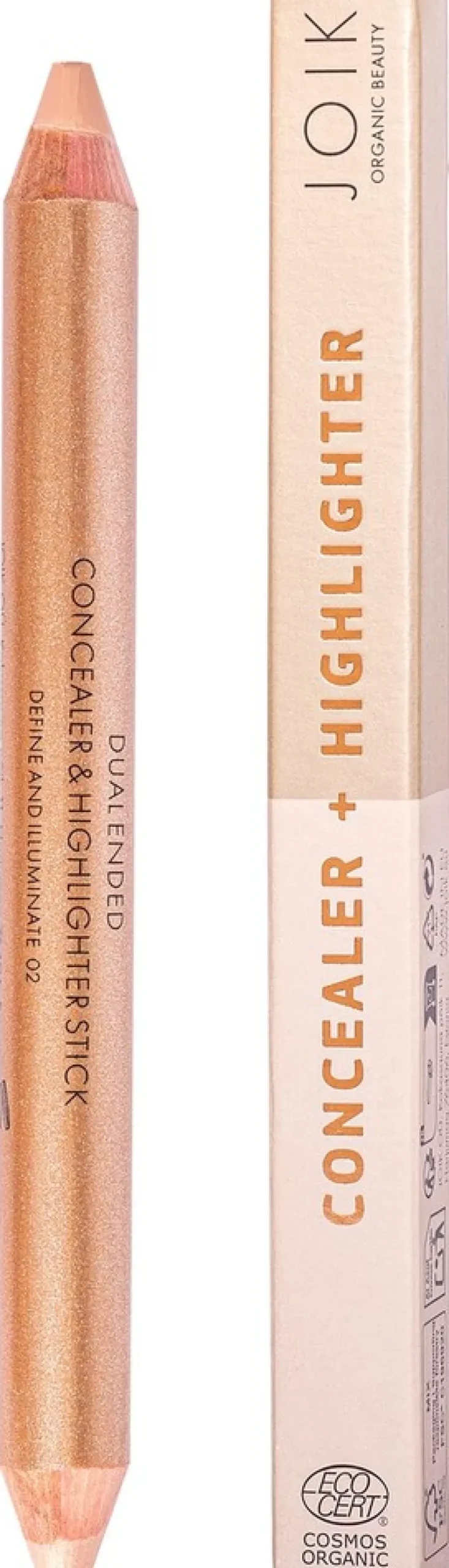 JOIK Organic Beauty Dual-Ended Highlighter and Concealer Stick 01