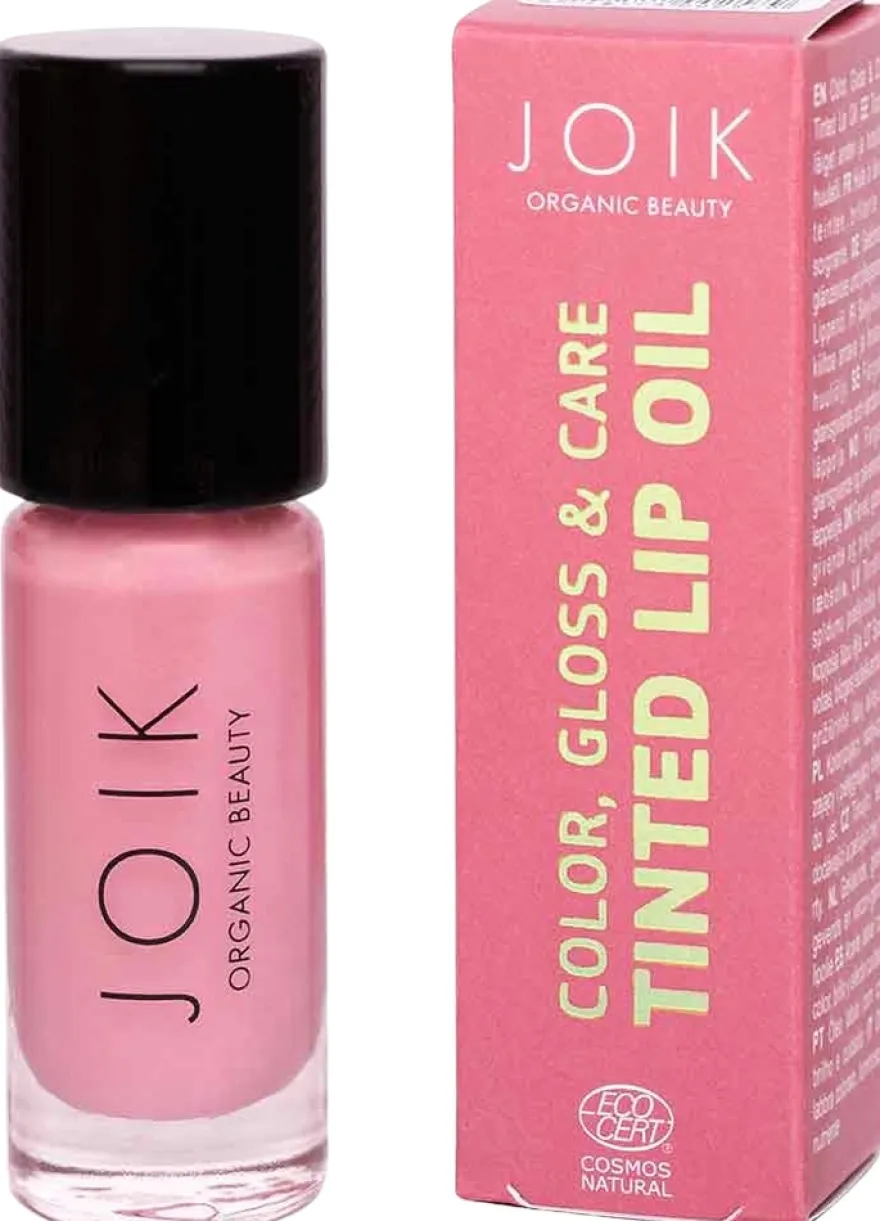 JOIK Organic Colour, Gloss & Care Lip Oil 07 Poppy Glam Sävyttävä huuliöljy 4,5 ml