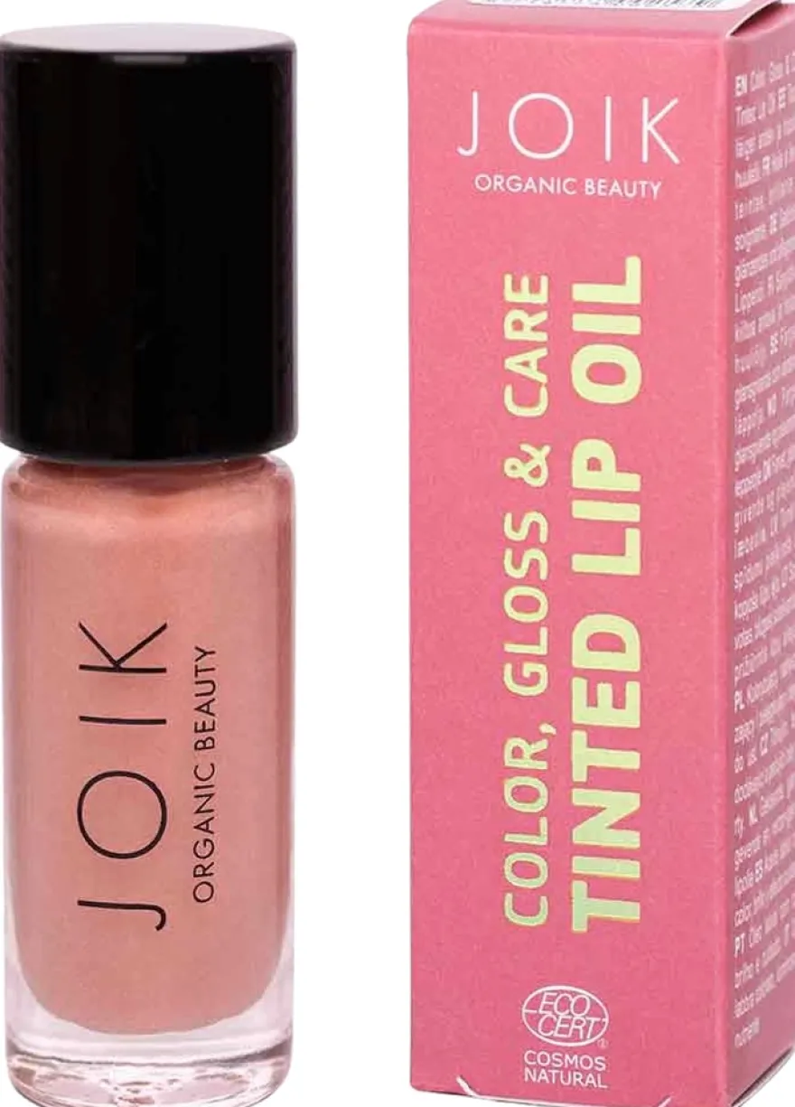 JOIK Organic Colour, Gloss & Care Lip Oil 07 Poppy Glam Sävyttävä huuliöljy 4,5 ml