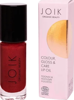 JOIK Organic Colour, Gloss & Care Lip Oil 07 Poppy Glam Sävyttävä huuliöljy 4,5 ml