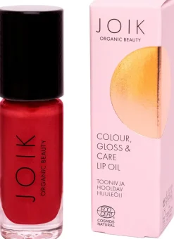 JOIK Organic Colour, Gloss & Care Lip Oil 07 Poppy Glam Sävyttävä huuliöljy 4,5 ml