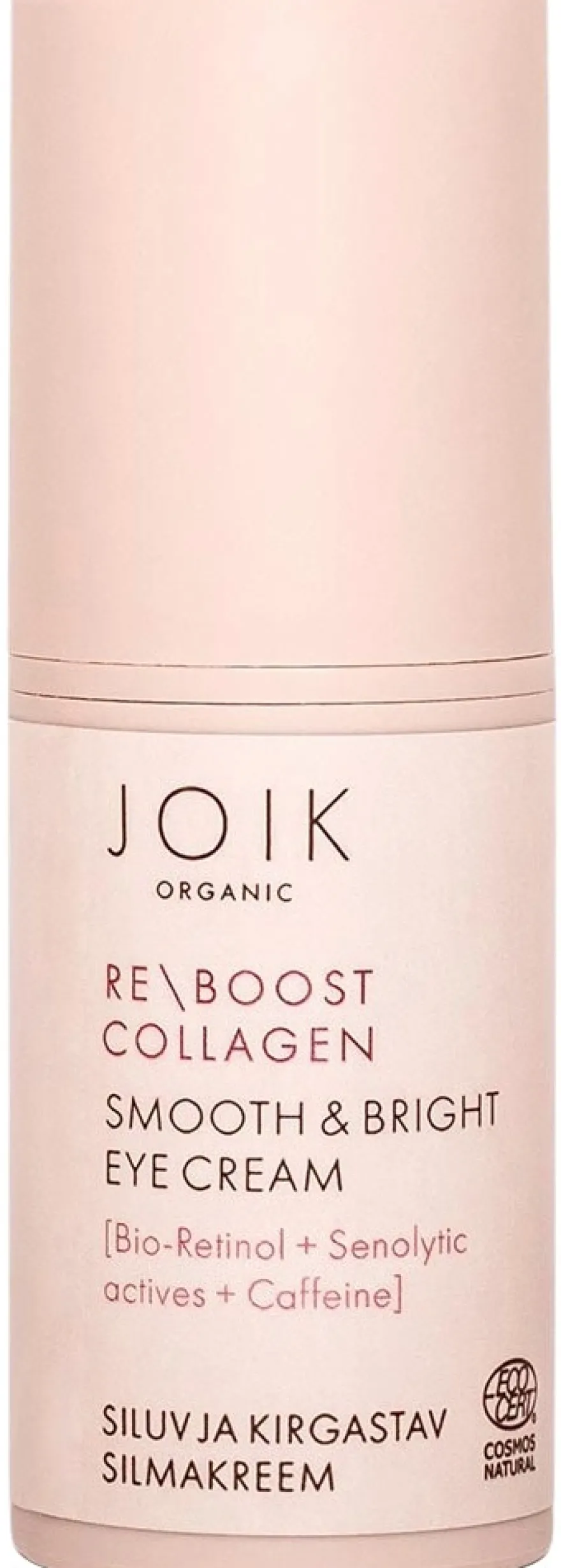 JOIK Organic Re-Boost Collagen Smooth & Bright Eye Cream Silmänympärysvoide 15 ml